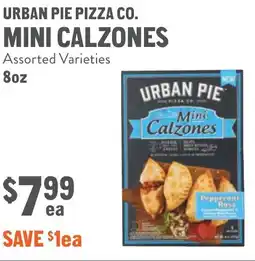 New Seasons Market Urban pie pizza co. mini calzones offer
