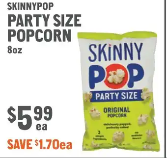 New Seasons Market Skinnypop party size popcorn offer