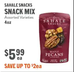 New Seasons Market Sahale snacks maple pecans offer