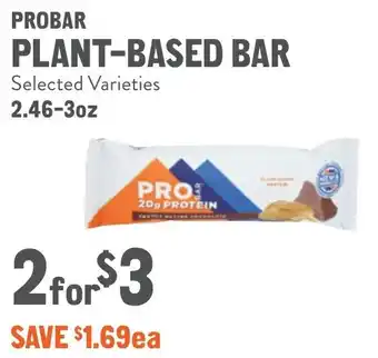 New Seasons Market Probar plant-based bar offer