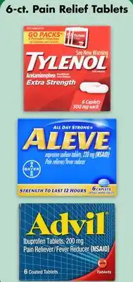 Dollar Tree 6-ct. Pain Relief Tablets offer