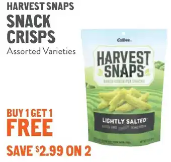 New Seasons Market Harvest snaps snack crisps offer