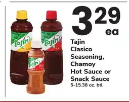 ACME Tajin Clasico Seasoning, Chamoy Hot Sauce or Snack Sauce offer