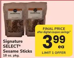 ACME Signature SELECT Sesame Sticks offer