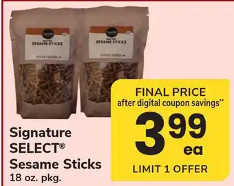 ACME Signature SELECT Sesame Sticks offer