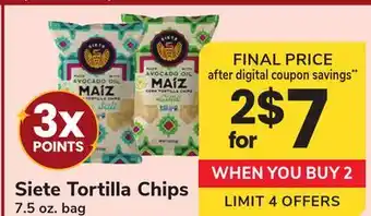 ACME Siete Tortilla Chips offer