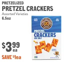 New Seasons Market Pretzelized pretzel crackers offer