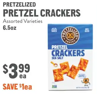 New Seasons Market Pretzelized pretzel crackers offer