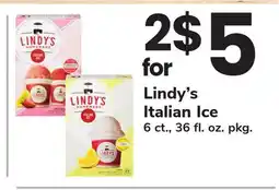 ACME Lindy's Italian Ice offer