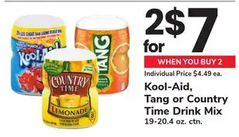 ACME Kool-Aid, Tang or Country Time Drink Mix offer