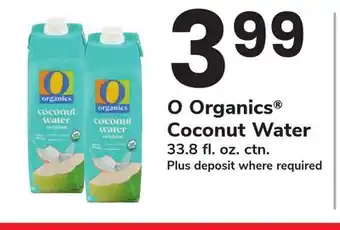 ACME O Organics Coconut Water offer