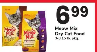 ACME Meow Mix Dry Cat Food offer