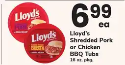 ACME Lloyd's Shredded Pork or Chicken BBQ Tubs offer