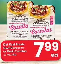 ACME Del Real Foods Beef Barbacoa or Pork Carnitas offer