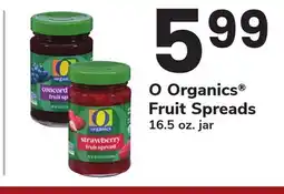 ACME O Organics Fruit Spreads offer