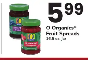 ACME O Organics Fruit Spreads offer