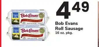 ACME Bob Evans Roll Sausage offer
