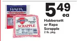 ACME Habbersett or Rapa Scrapple offer