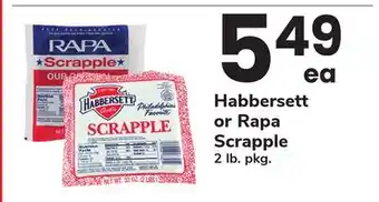 ACME Habbersett or Rapa Scrapple offer