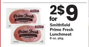 ACME Smithfield Prime Fresh Lunchmeat offer