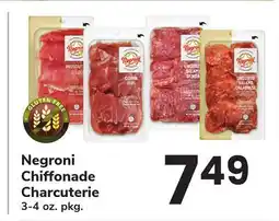 ACME Negroni Chiffonade Charcuterie offer