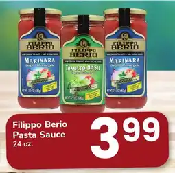 ACME Filippo Berio Pasta Sauce offer