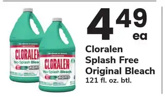 ACME Cloralen Splash Free Original Bleach offer