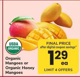 ACME Organic Mangoes or Organic Honey Mangoes offer