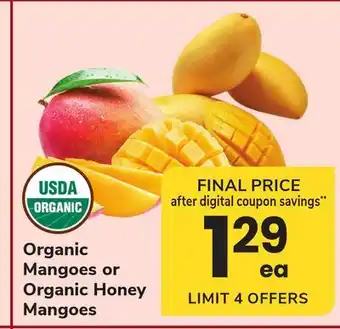 ACME Organic Mangoes or Organic Honey Mangoes offer