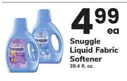 ACME Snuggle Liquid Fabric Softener offer