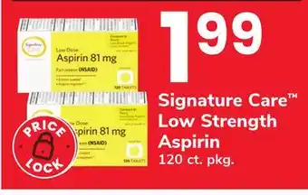 ACME Signature Care Low Strength Aspirin offer