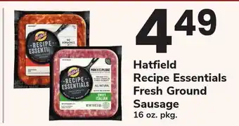 ACME Hatfield Recipe Essentials Fresh Ground Sausage offer