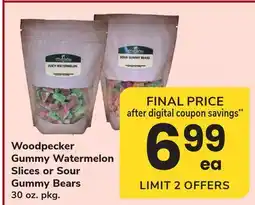 ACME Woodpecker Gummy Watermelon Slices or Sour Gummy Bears offer