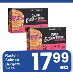 ACME Rastelli Salmon Burgers offer