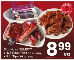 ACME Signature SELECT 1/2 Rack Ribs 10 oz. pkg., Rib Tips 16 oz. pkg offer