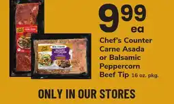 ACME Chef's Counter Carne Asada or Balsamic Peppercorn Beef Tip offer