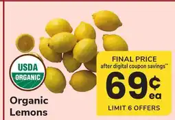 ACME Organic Lemons offer