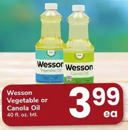 ACME Wesson Vegetable or Canola Oil offer