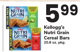 ACME Kellogg's Nutri Grain Cereal Bars offer