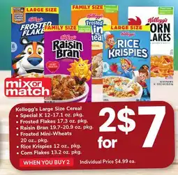 ACME Kellogg's Large Size Cereal offer