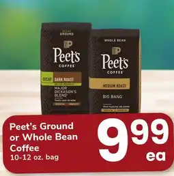 ACME Peet's Ground or Whole Bean Coffee offer