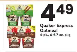 ACME Quaker Express Oatmeal offer
