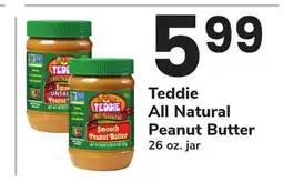 ACME Teddie All Natural Peanut Butter offer