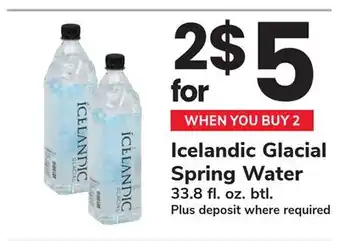 ACME Icelandic Glacial Spring Water offer