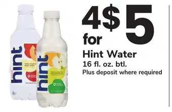 ACME Hint Water offer