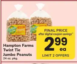 ACME Hampton Farms Twist Tie Jumbo Peanuts offer