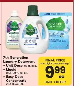 ACME 7th Generation Laundry Detergent offer