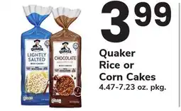 ACME Quaker Rice or Corn Cakes offer