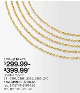 JC Penney Sparkle ropes◊ offer