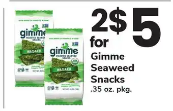 ACME Gimme Seaweed Snacks offer